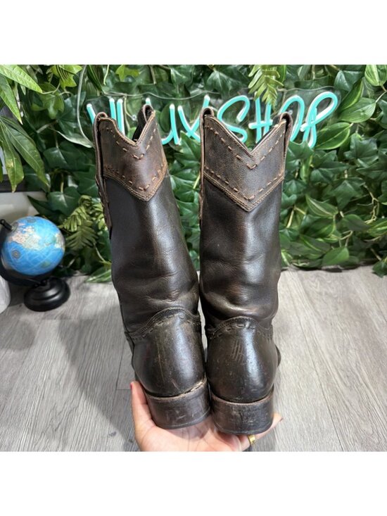 Cuadra Mens Genuine Leather Western Cowboy Boots Brown Size 10 Distressed  Boho main image 7